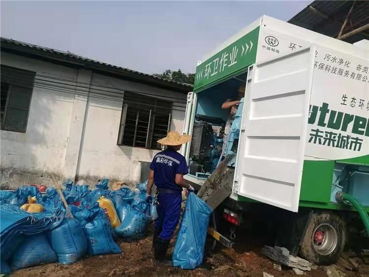 铁门关工业污泥压干处理